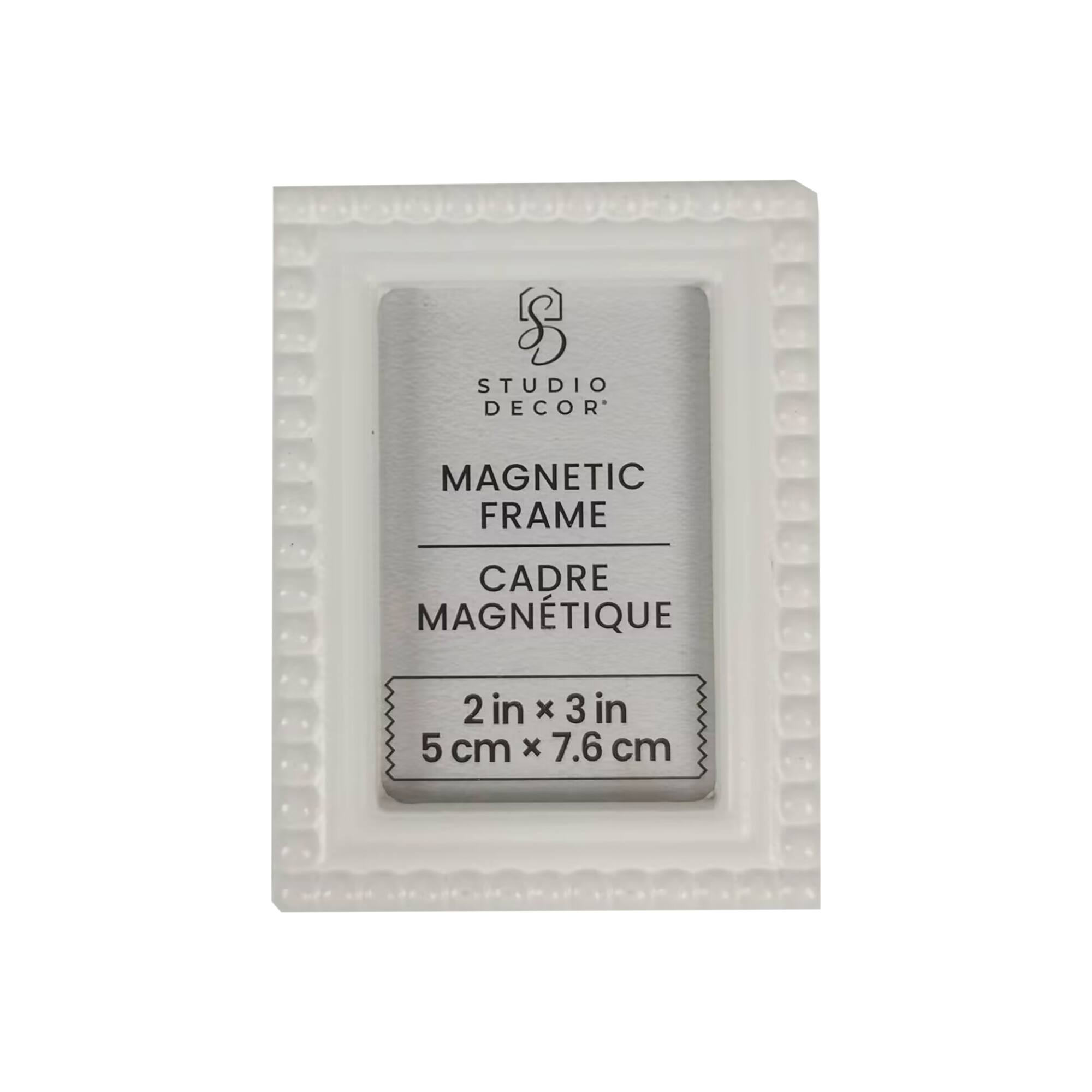 Mini Beaded Magnetic Frame by Studio Décor